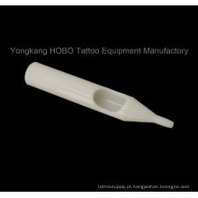 Fonte descartável plástica branca das pontas da agulha da tatuagem da venda quente